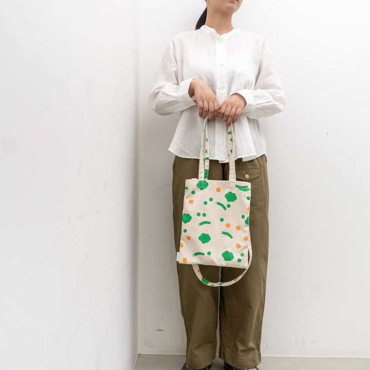 TEMBEA/　3HANDLE TOTE SMALL COL.MIX-VEGETABLE/NATURAL