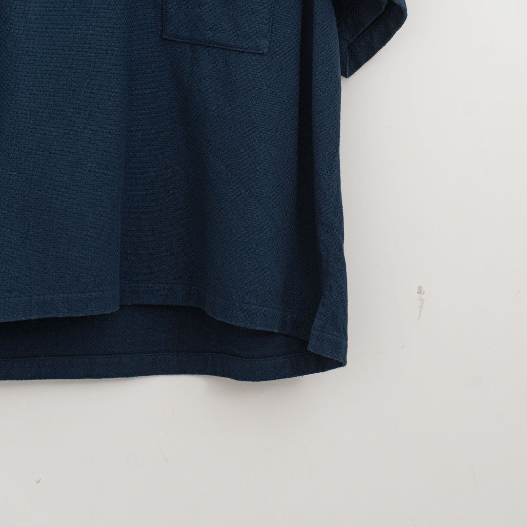 ゴーシュ /　コットンドビー半袖　ノーカラープルオーバー　G254-B014