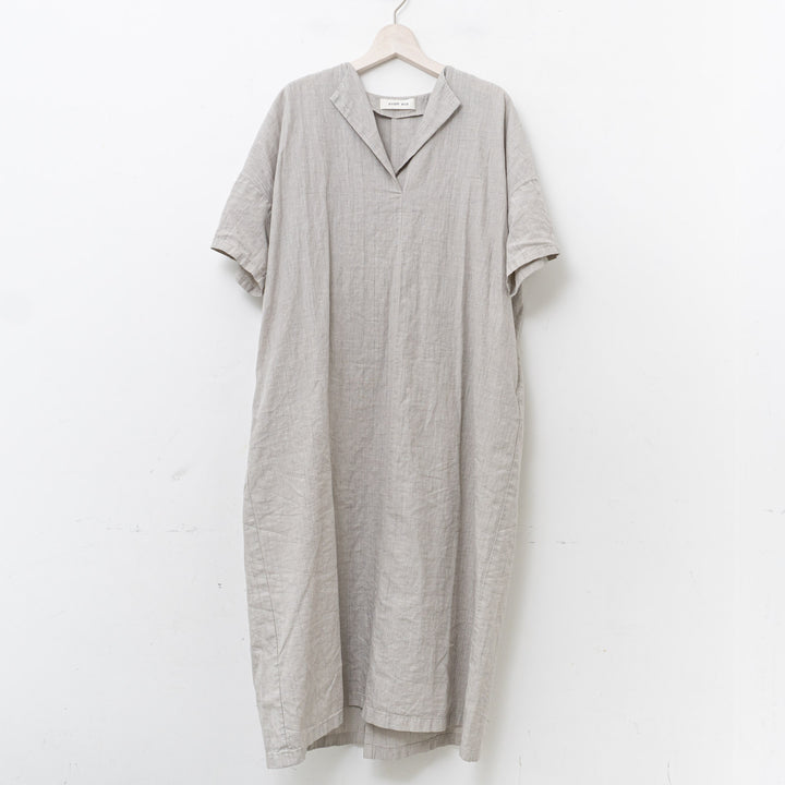 evam eva/　linen pattern one piece-E241T217 size.M