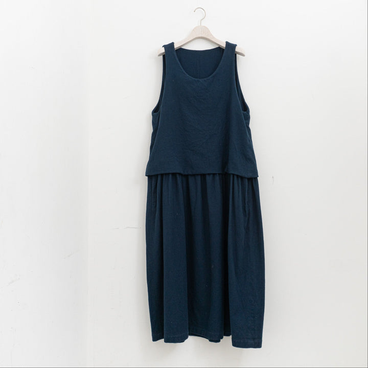 ゴーシュ /　コットンドビー スリーブレスワンピース G254-E018