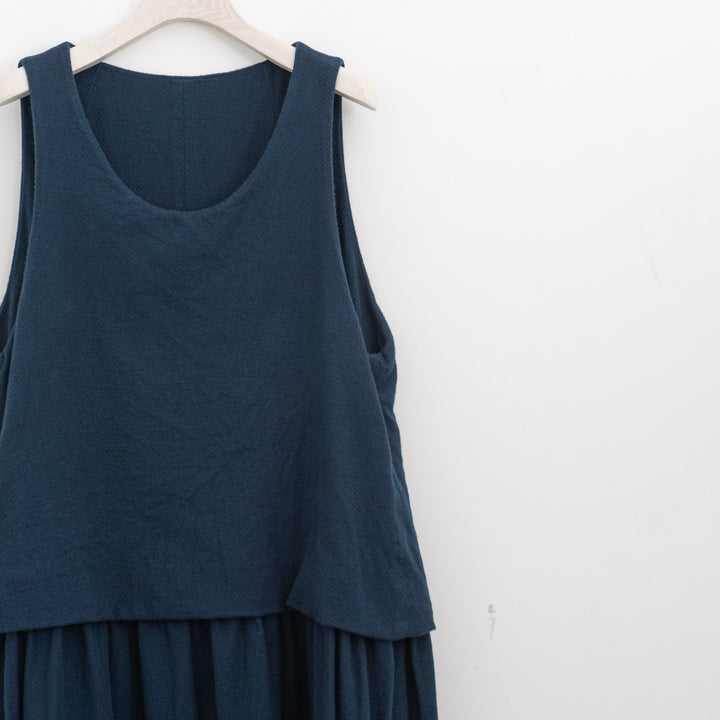 ゴーシュ /　コットンドビー スリーブレスワンピース G254-E018