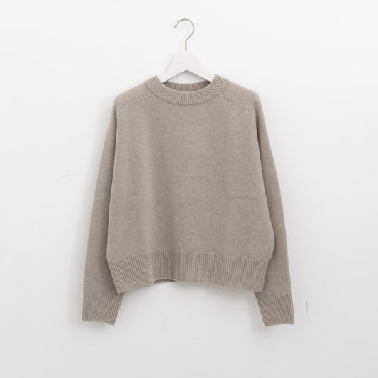 MARGARET HOWELL｜WOOL CASHMERE KNITWEAR 5785263206-suomi（020.BEIGE）