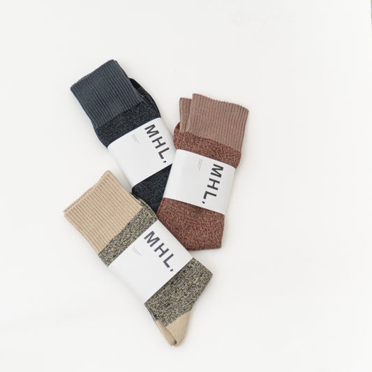 MHL.｜MEN　MELANGE COTTON SOCKS　5965279203-suomi