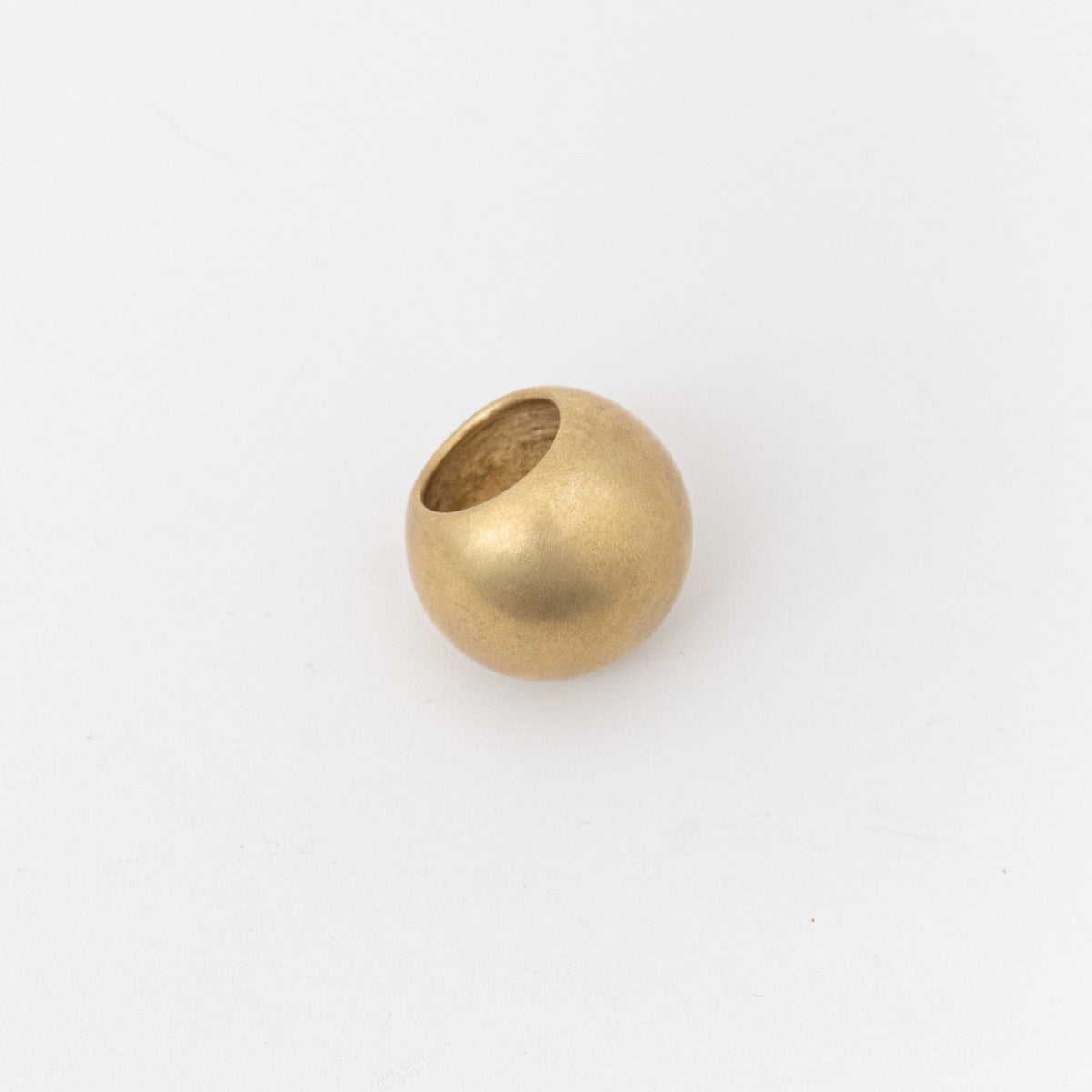 _Fot｜ball sculpture ring brass