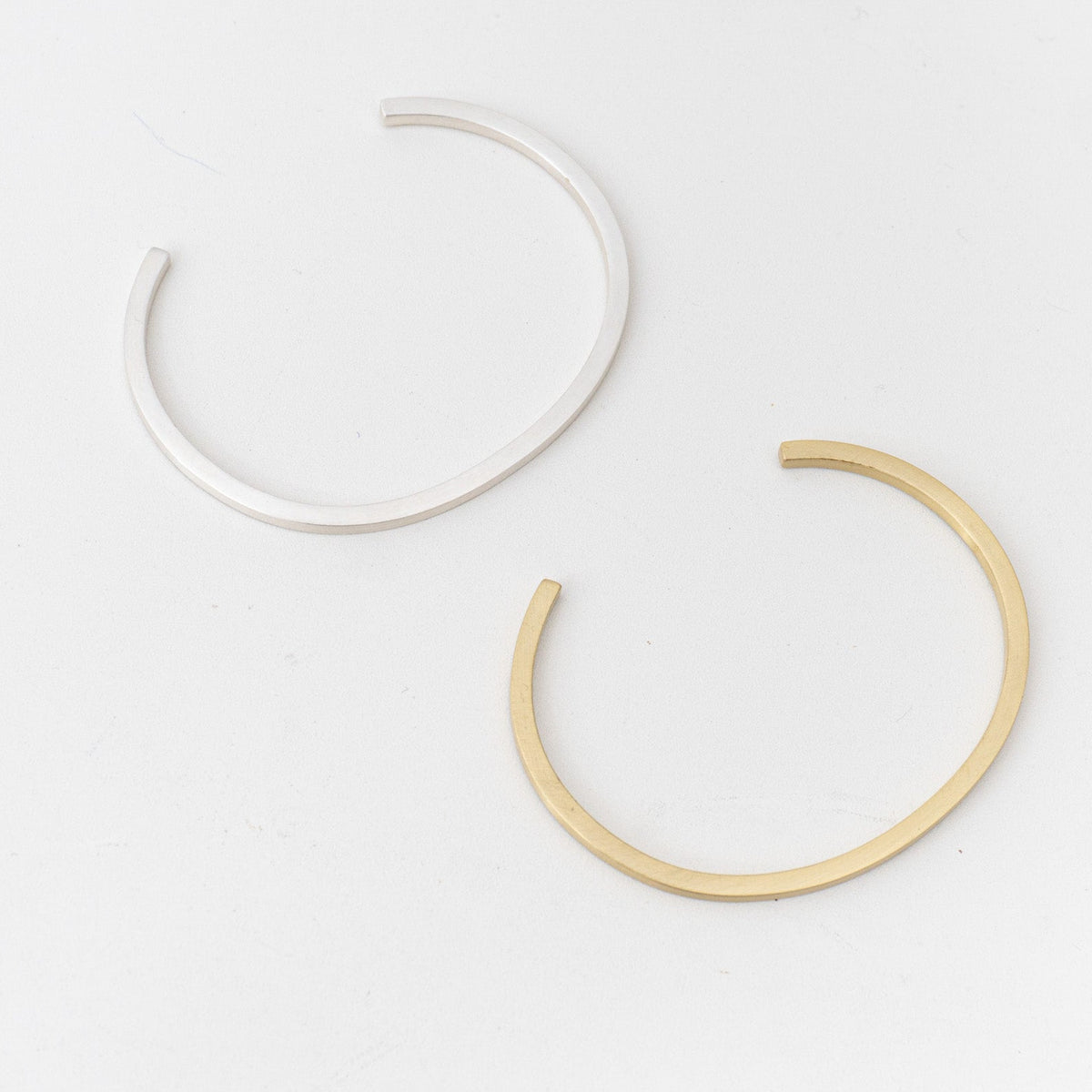_Fot｜square bar _ bangle S silver