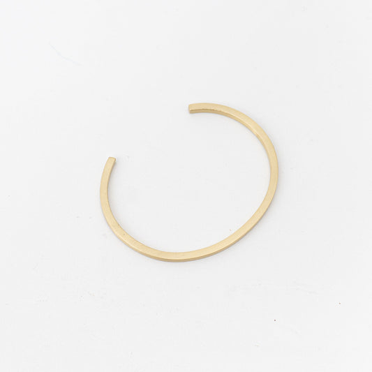_Fot｜square bar _ bangle S brass