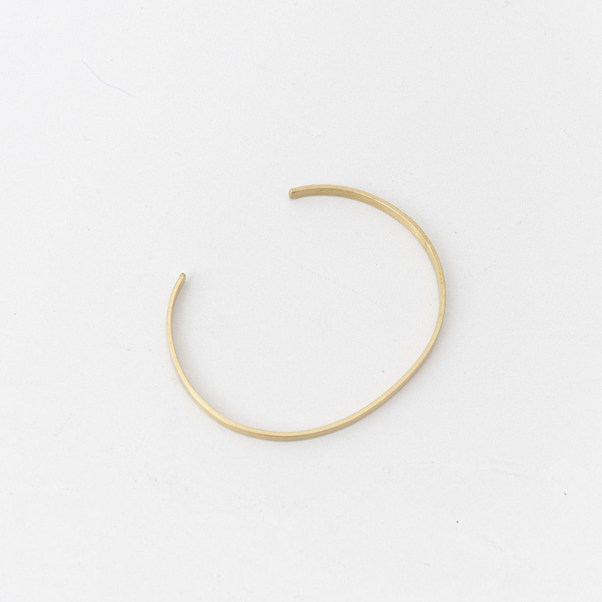 _Fot｜plate bangle 3mm - square brass