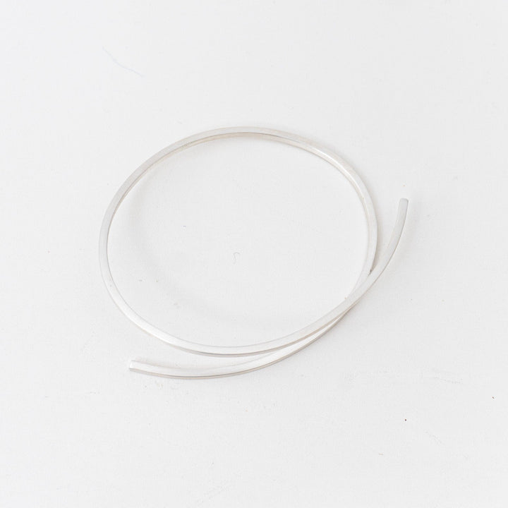 _Fot/　square bar _ bangle L silver