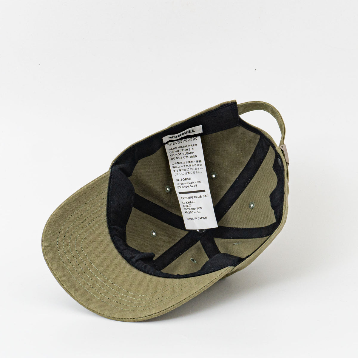 TEMBEA｜LOGO CAP col.LT-KHAKI