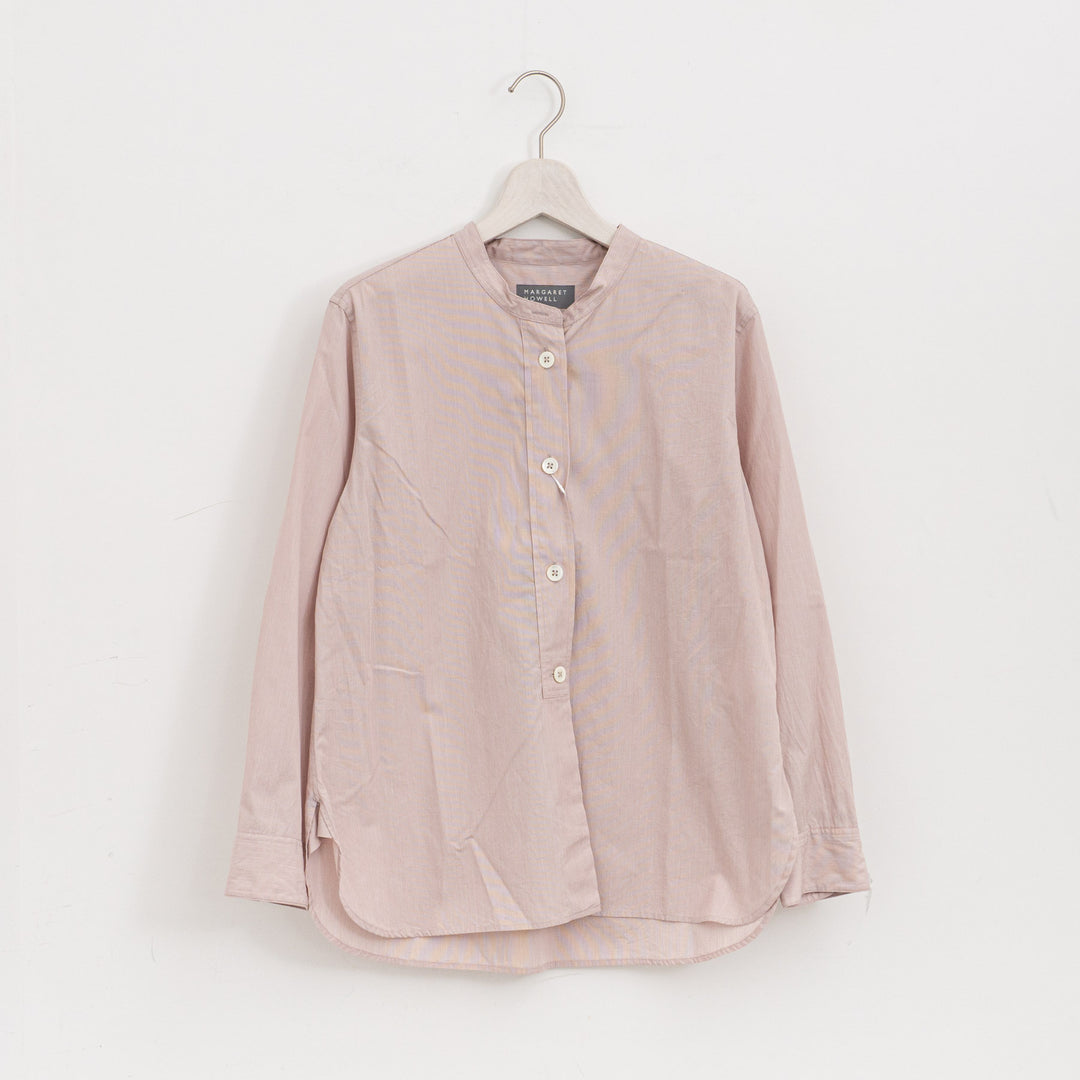 MARGARET HOWELL /WOMEN　COTTON HAIRLINE STRIPE SHIRT　5785253210-suomi