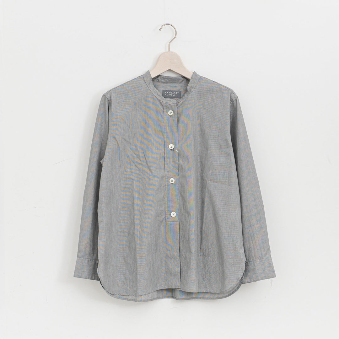 MARGARET HOWELL /WOMEN　COTTON HAIRLINE STRIPE SHIRT　5785253210-suomi