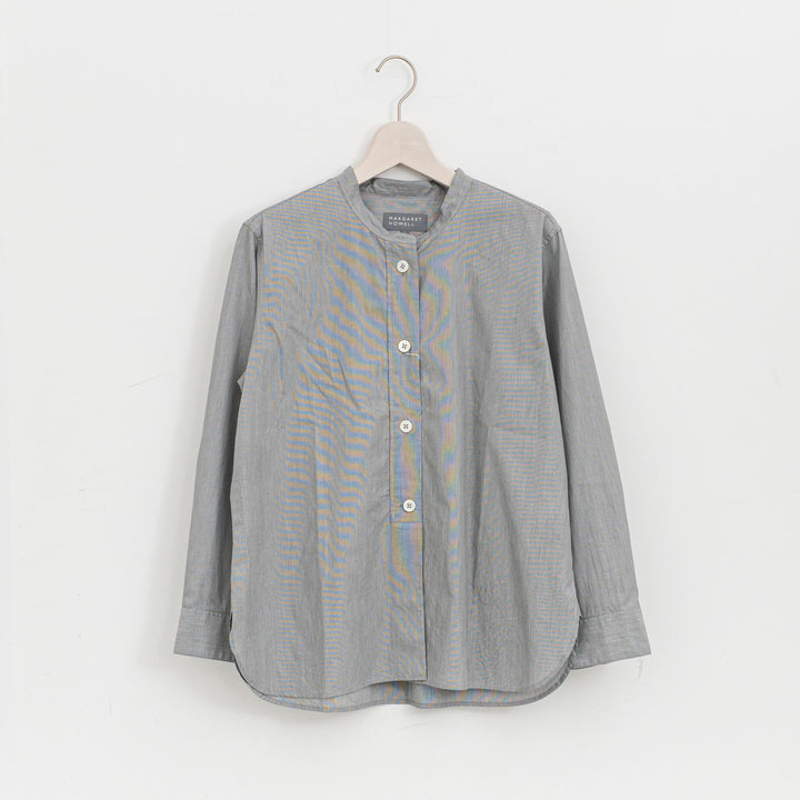 MARGARET HOWELL /WOMEN　COTTON HAIRLINE STRIPE SHIRT　5785253210-suomi