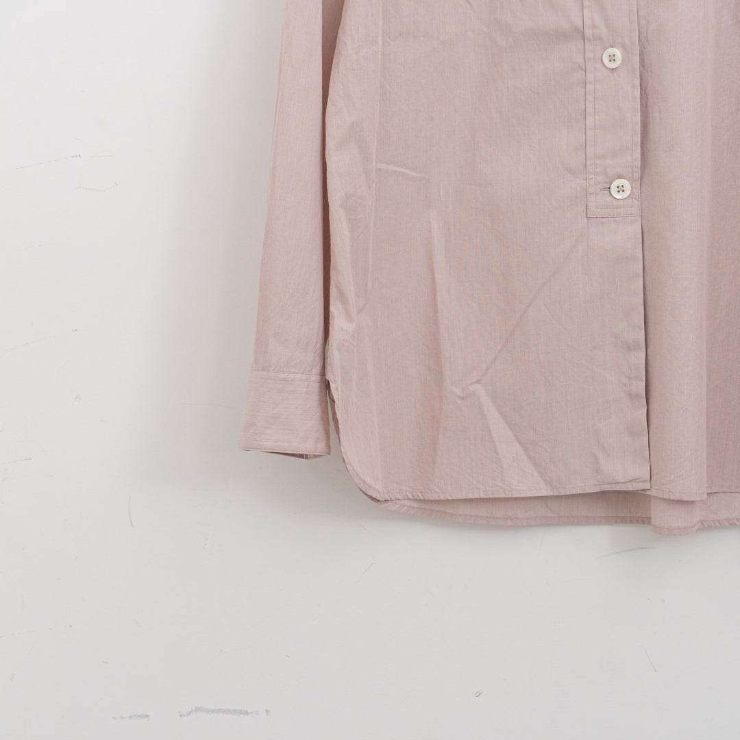 MARGARET HOWELL /WOMEN　COTTON HAIRLINE STRIPE SHIRT　5785253210-suomi