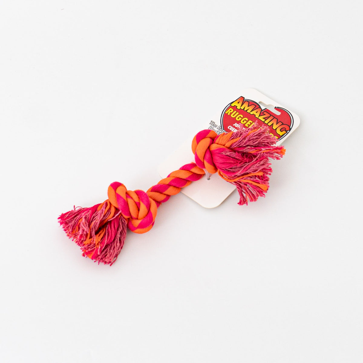ペット用品 - Amazing Pet Products｜2Knot Bone Rope 8（ORANGE×PINK）