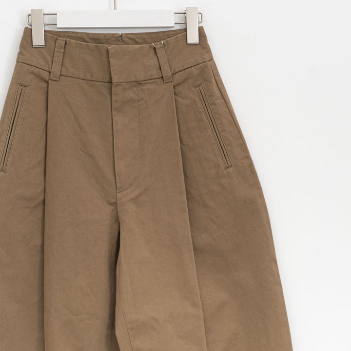 MARGARET HOWELL /WOMEN　COTTON TWILL TROUSERS 5785243205-suomi