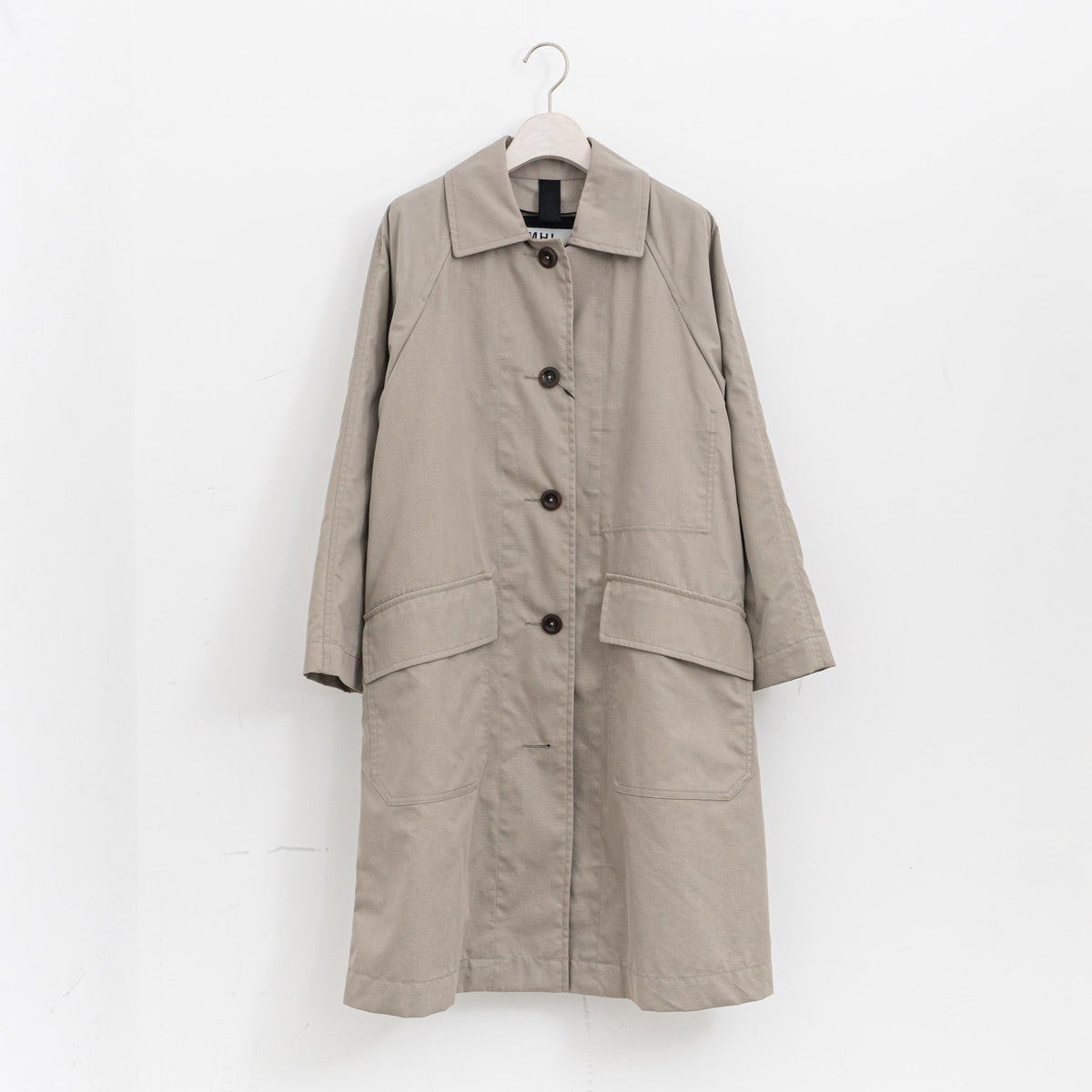 MHL.｜WORN COTTON NYLON COAT 5955210200-H（043.stone）