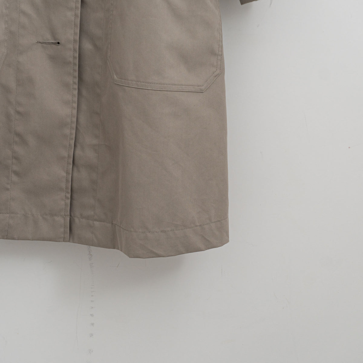 MHL.｜WORN COTTON NYLON COAT 5955210200-H