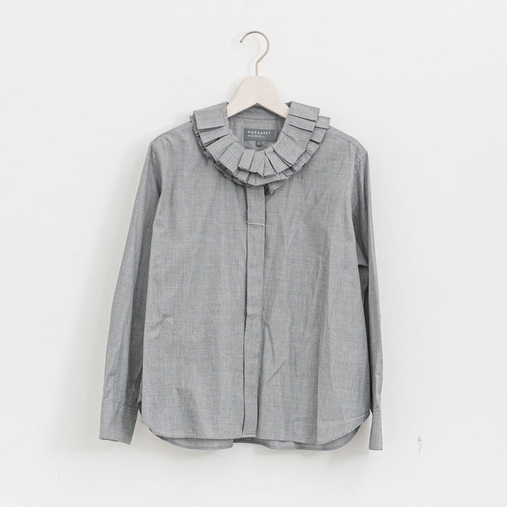 MARGARET HOWELL /WOMEN　COTTON END ON END SHIRT　5785253211-suomi