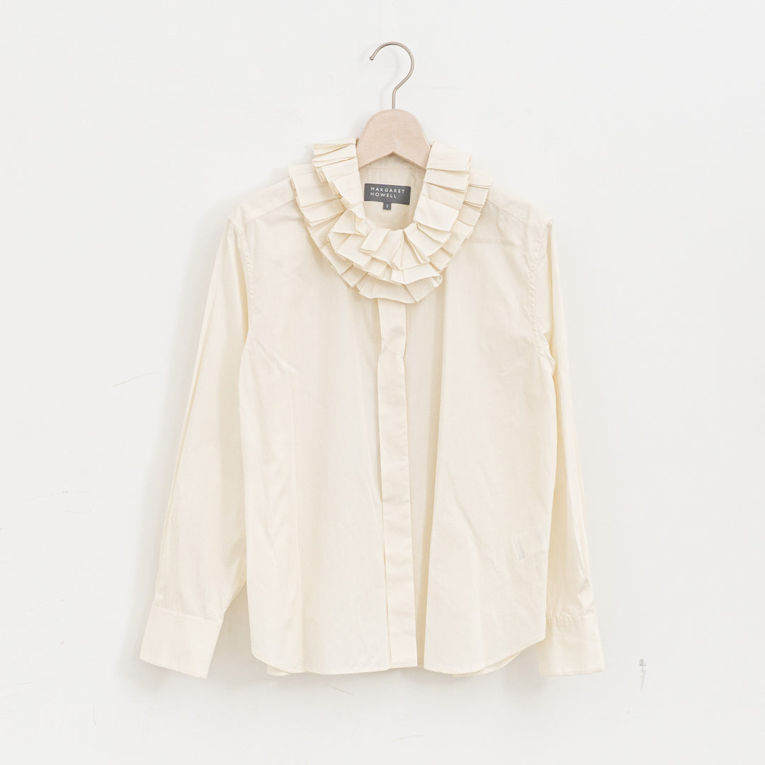 MARGARET HOWELL /WOMEN　COTTON END ON END SHIRT　5785253211-suomi