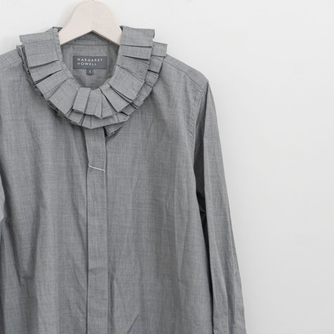 MARGARET HOWELL /WOMEN　COTTON END ON END SHIRT　5785253211-suomi