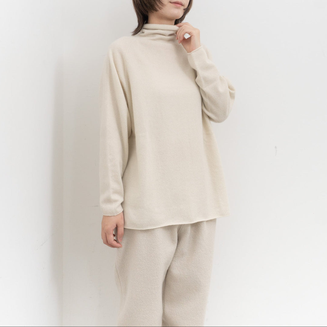evam eva/　cashmere turtleneck E253K133