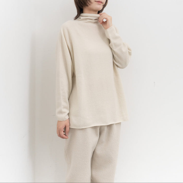 evam eva/　cashmere turtleneck E253K133