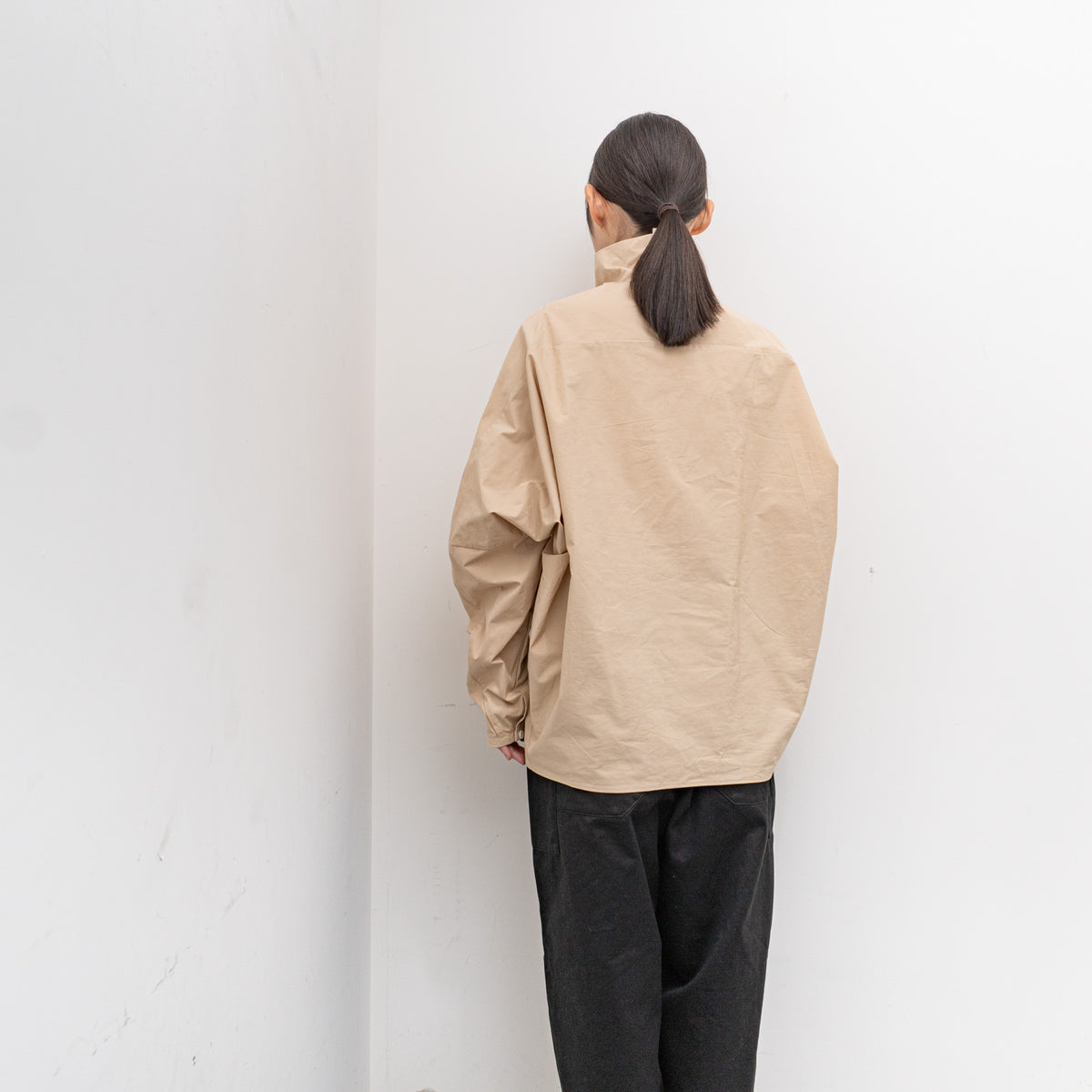 nonnotte｜MEN　Draping Pullover Turtle Shirt N-24A-007 　