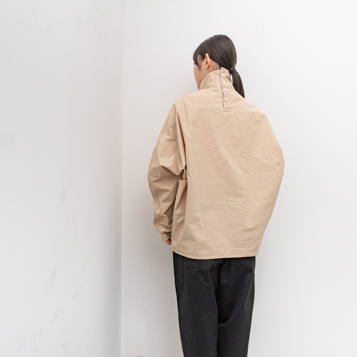 nonnotte｜MEN　Draping Pullover Turtle Shirt N-24A-007 　