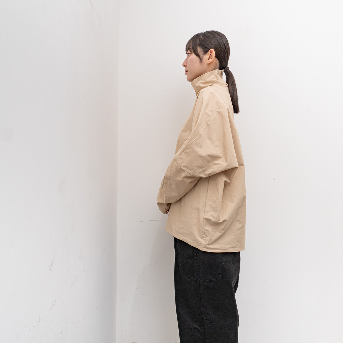 nonnotte｜MEN　Draping Pullover Turtle Shirt N-24A-007 　