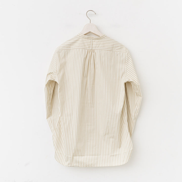 ASEEDONCLÖUD/　HandWerker collarless shirt 242613　