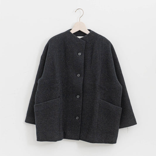 【AW】evam eva｜press wool short coat E253K090
