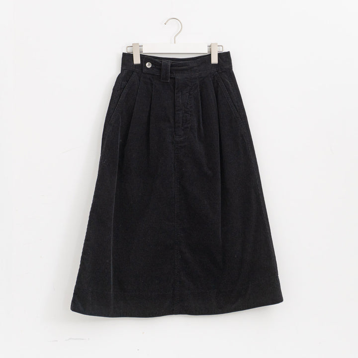 MHL. /WOMEN　DRY COTTON NEEDLECORD SKIRT 5955232204