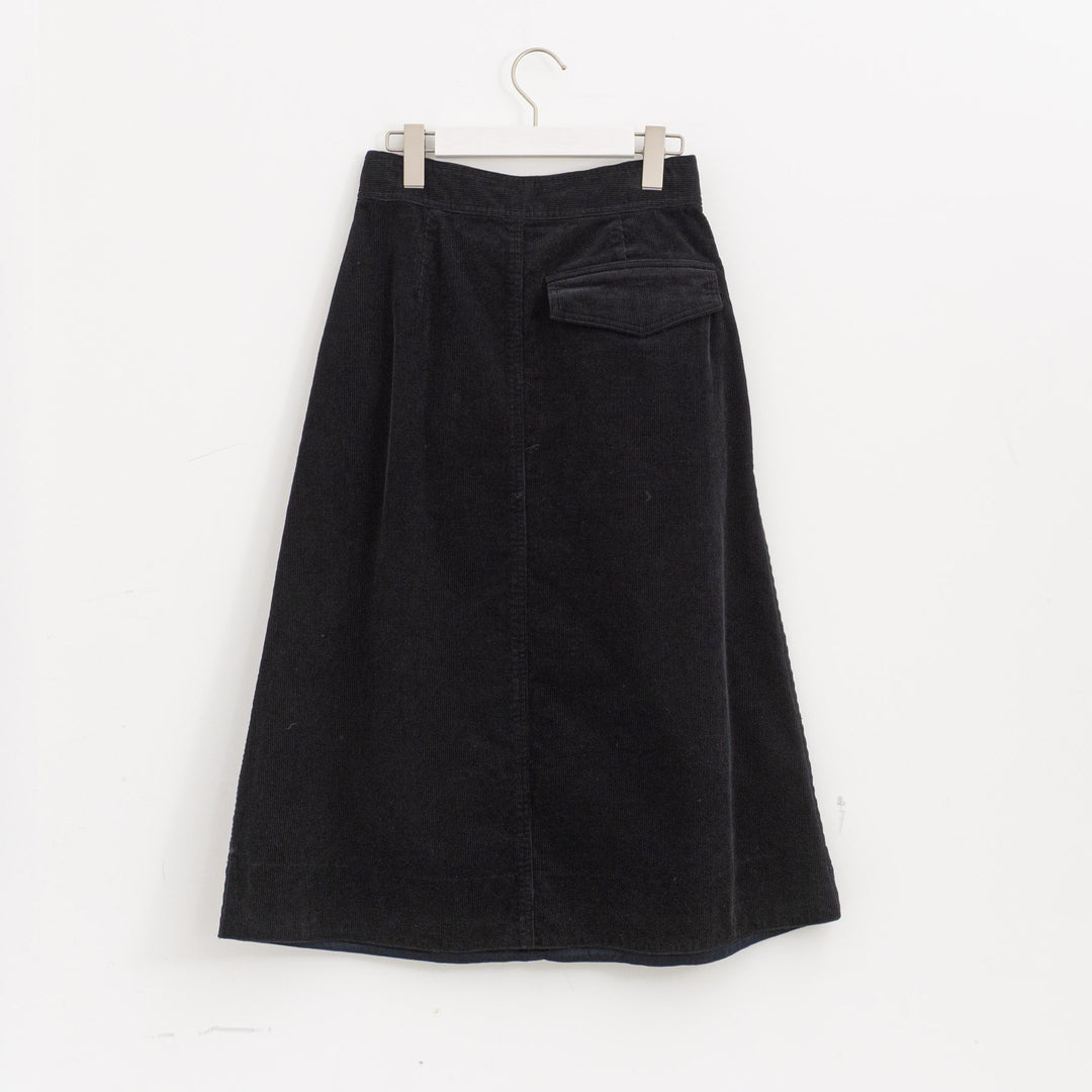 MHL. /WOMEN　DRY COTTON NEEDLECORD SKIRT 5955232204