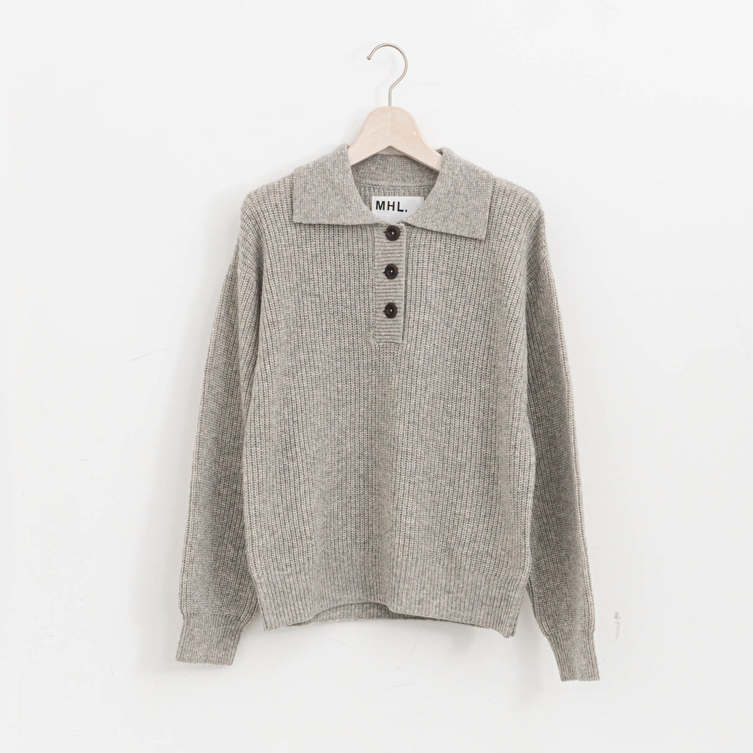 MHL. /WOMEN　WASHABLE DRY WOOL KNITWEAR　5955263204