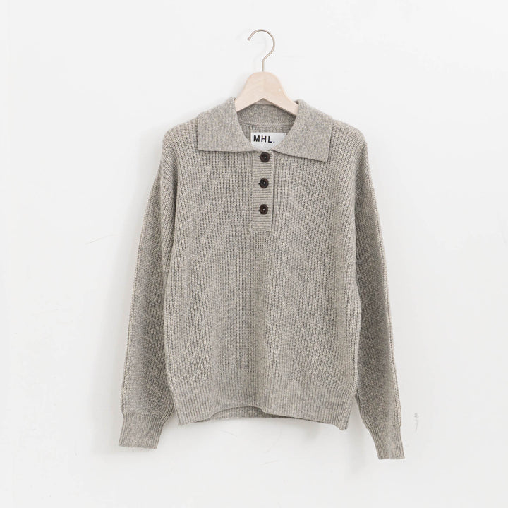 MHL. /WOMEN　WASHABLE DRY WOOL KNITWEAR　5955263204