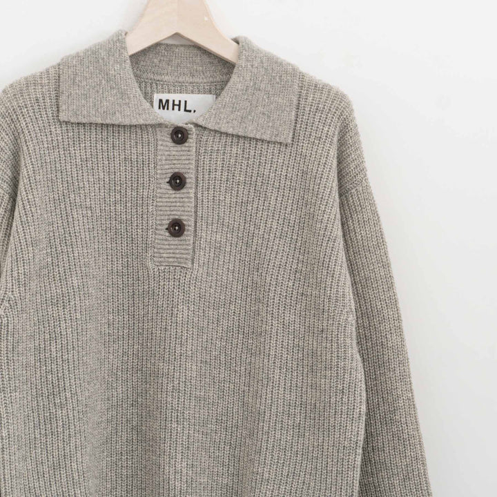 MHL. /WOMEN　WASHABLE DRY WOOL KNITWEAR　5955263204