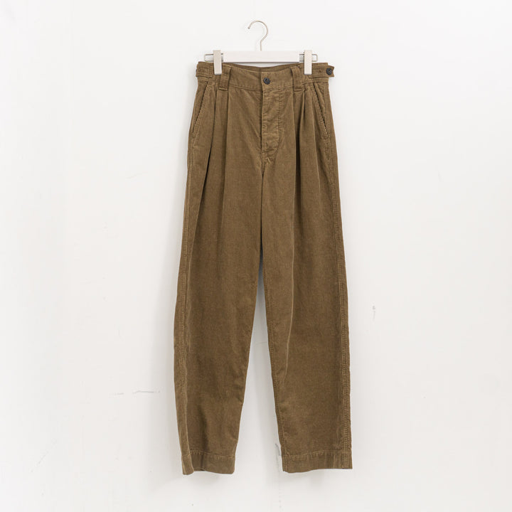 MHL. /WOMEN　DRY COTTON NEEDLECORD TROUSERS　5955243204