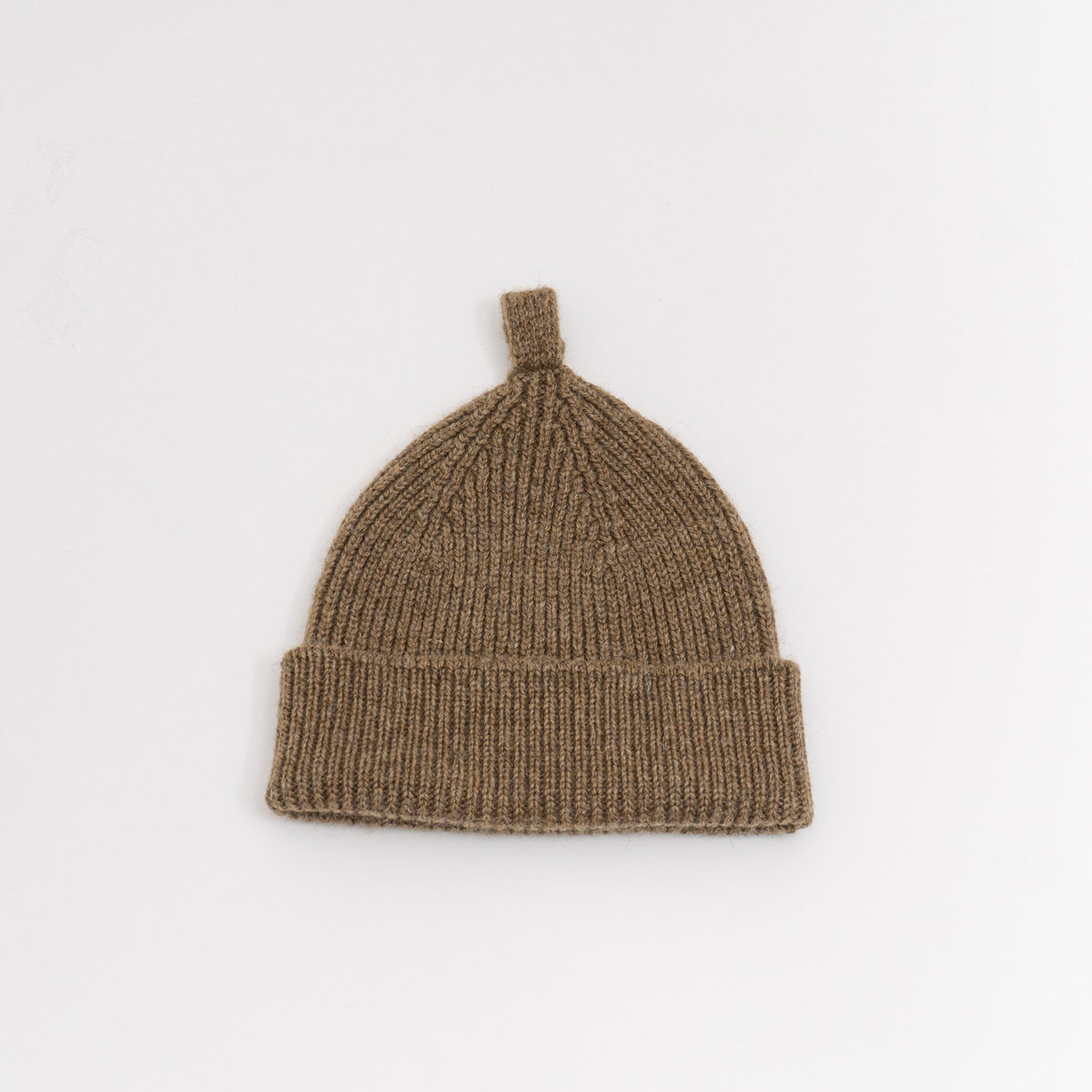 MHL.｜WOMEN　SIMPLE RIBBED HAT　5955276202-suomi（180.khaki）