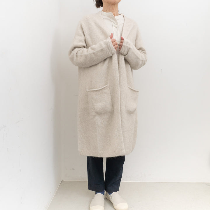 ANSPINNEN/　 buttonless long cardigan ANS-WK0098