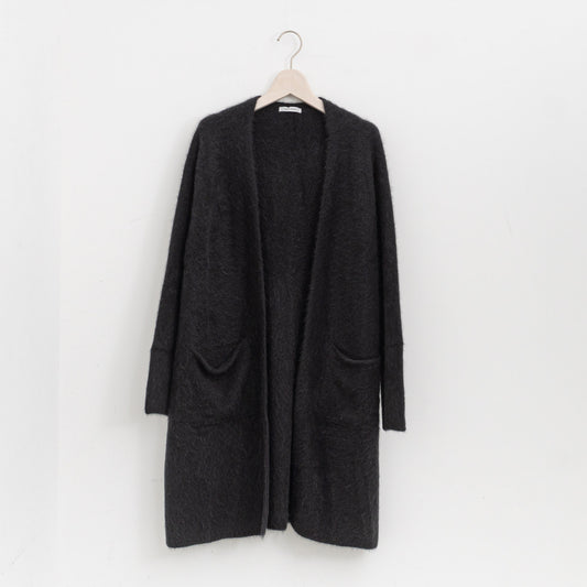 ANSPINNEN｜buttonless long cardigan ANS-WK0098（99.black）