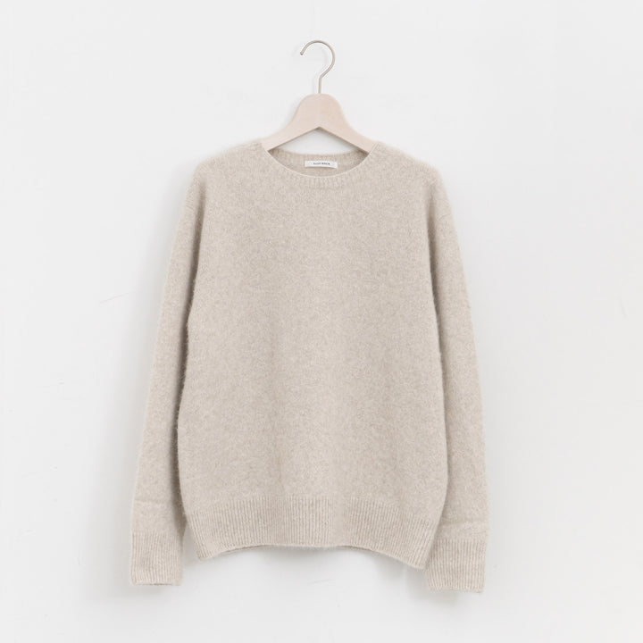 ANSPINNEN/　Bluefox Wool Crew neck Sweater ANS-WK0112