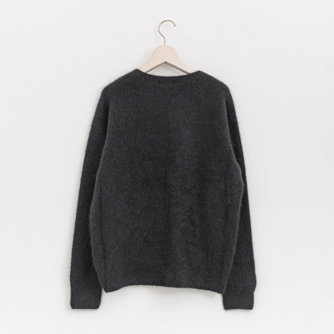 ANSPINNEN/　Bluefox Wool Crew neck Sweater ANS-WK0112
