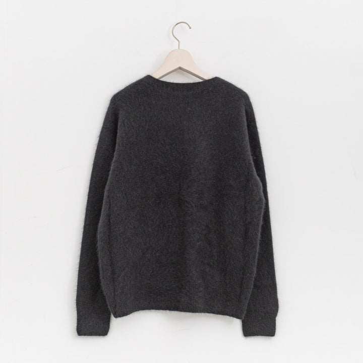 ANSPINNEN/　Bluefox Wool Crew neck Sweater ANS-WK0112