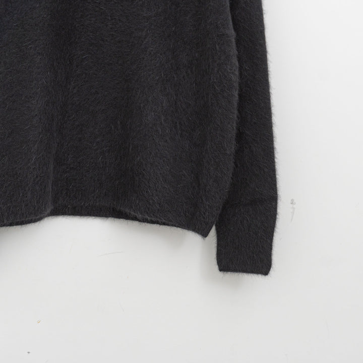 ANSPINNEN/　Bluefox Wool Crew neck Sweater ANS-WK0112