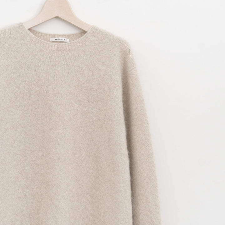 ANSPINNEN/　Bluefox Wool Crew neck Sweater ANS-WK0112
