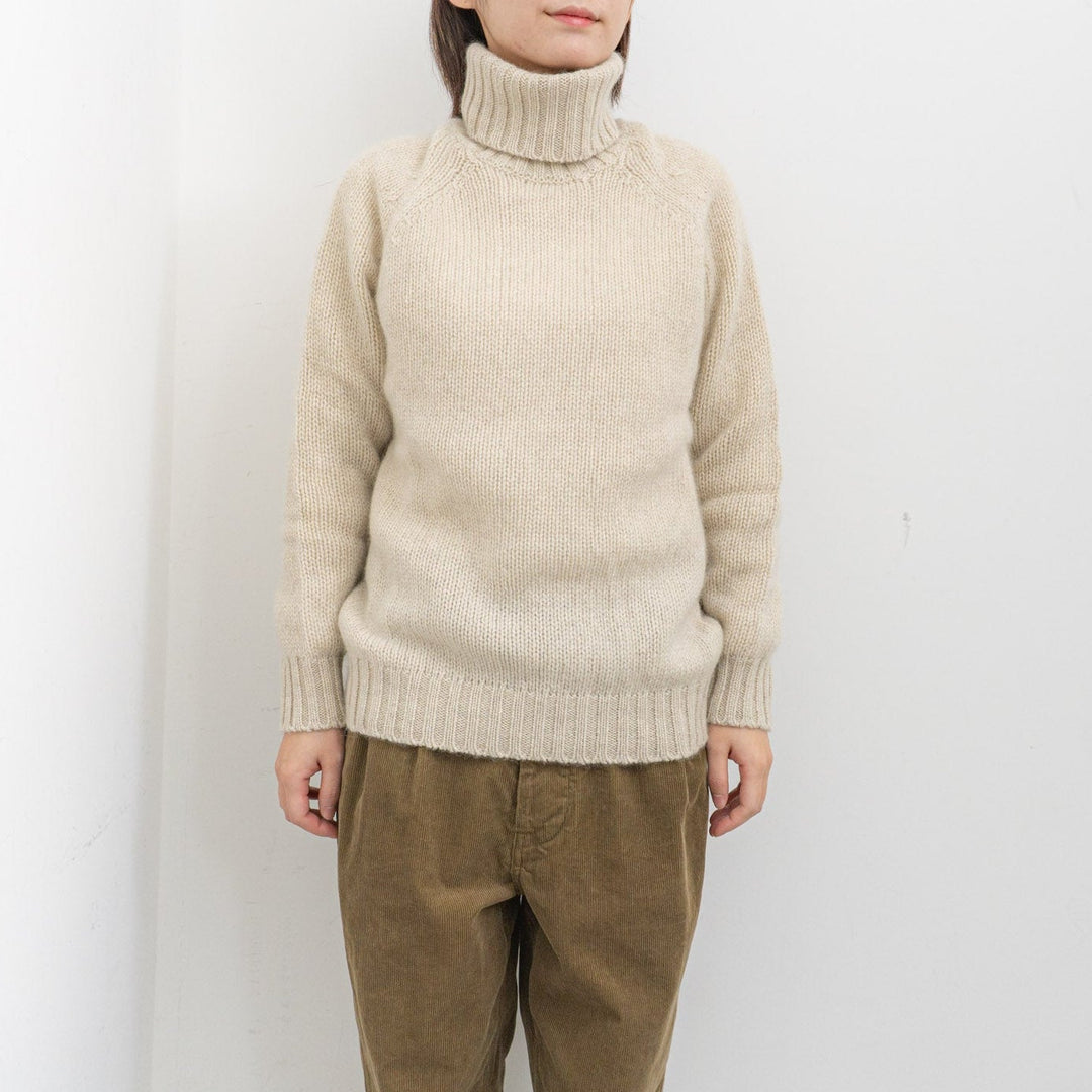 ANSPINNEN/　ヤクチャンキー タートルネックセーター　ANS-WK0091