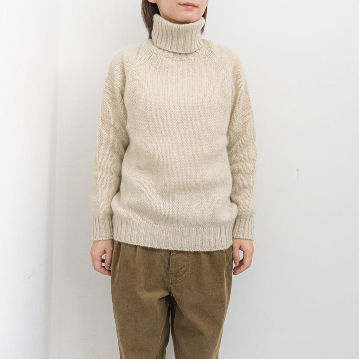 ANSPINNEN/　ヤクチャンキー タートルネックセーター　ANS-WK0091