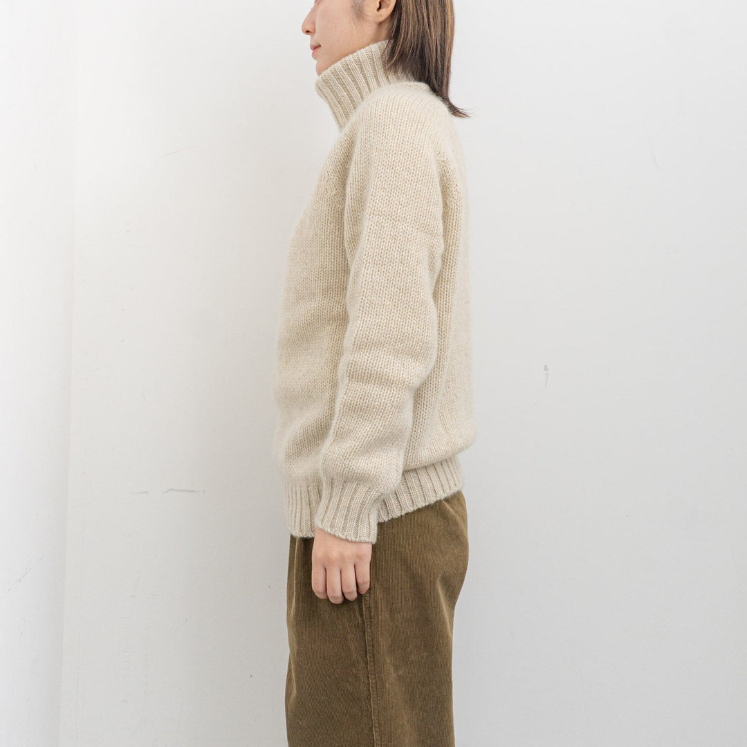 ANSPINNEN/　ヤクチャンキー タートルネックセーター　ANS-WK0091