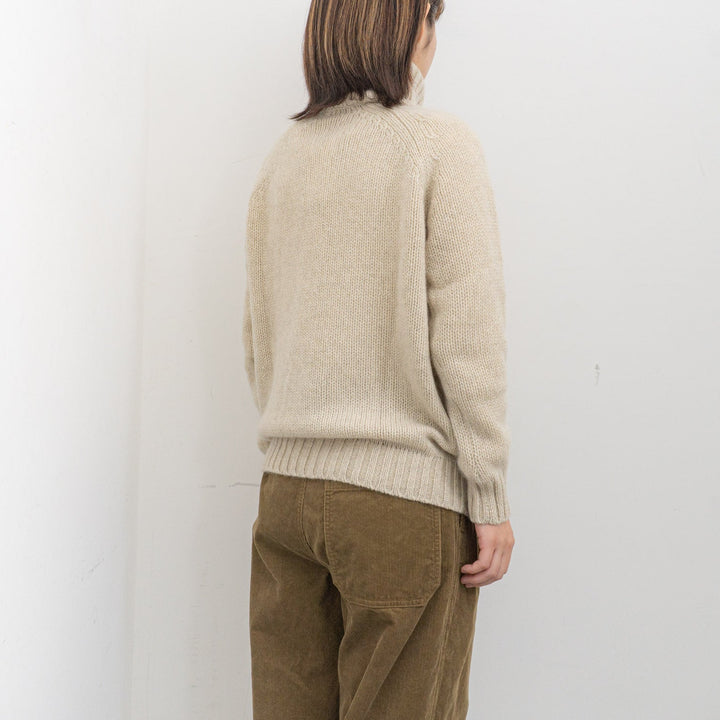 ANSPINNEN/　ヤクチャンキー タートルネックセーター　ANS-WK0091