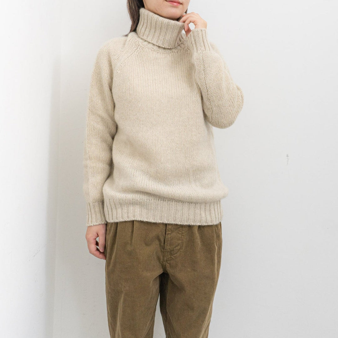 ANSPINNEN/　ヤクチャンキー タートルネックセーター　ANS-WK0091